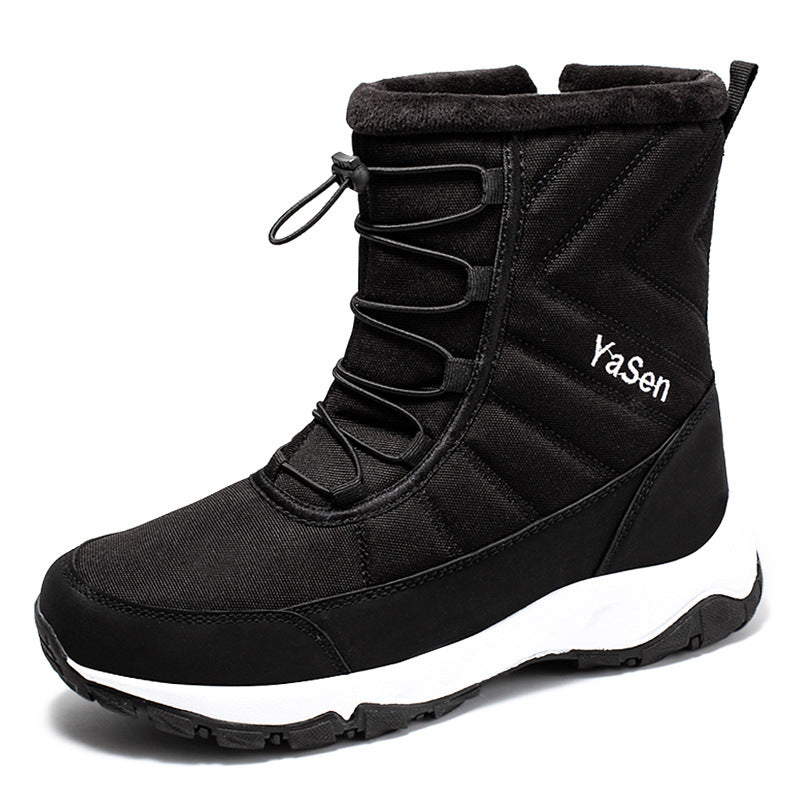 Men’s Waterproof Fleece-Lined Snow Ski Boots