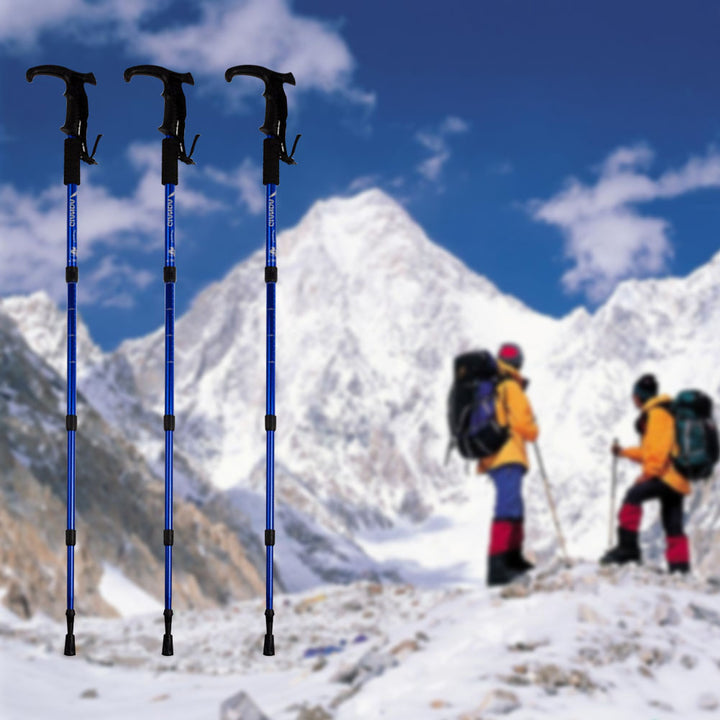 Retractable Aluminum Alloy Trekking Pole Professional Grade