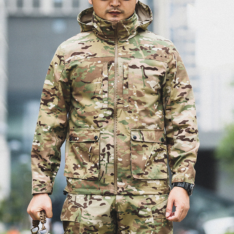 Men’s Simple Outdoor Camouflage Jacket