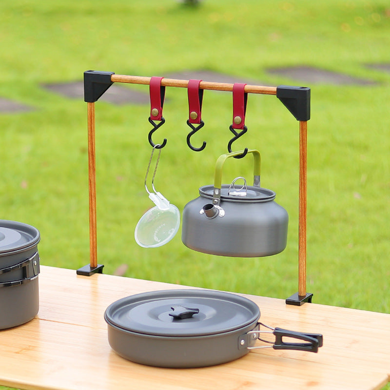Adjustable Outdoor Camping Table Clamp Hook Rack
