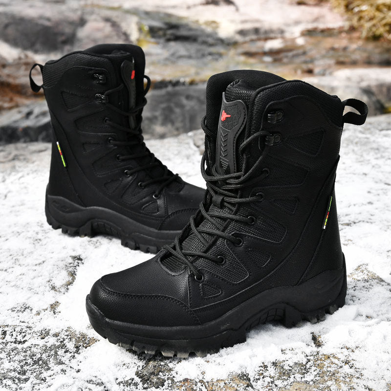 Men’s High-Top Breathable Platform Hiking Sneakers