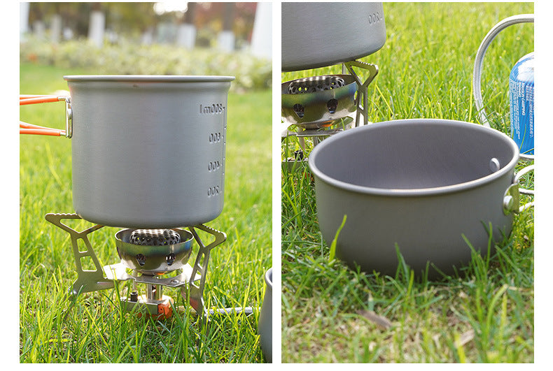 Portable Outdoor Camping Cookware Pot