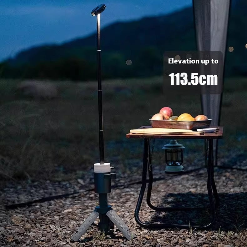 Portable Aluminum Alloy Camping Lantern With Retractable Bracket