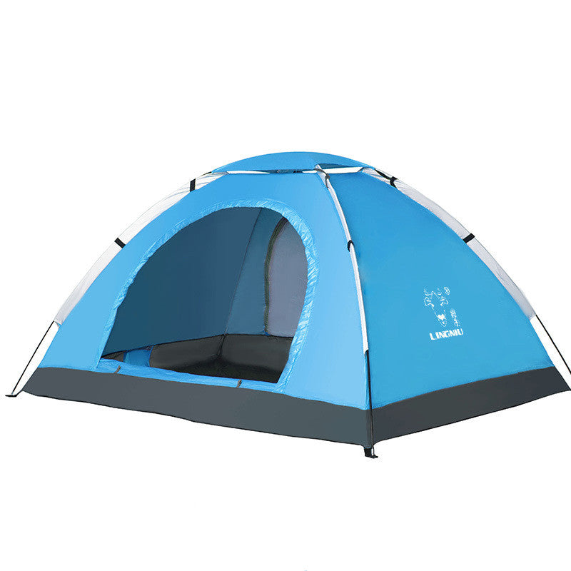 Single-Layer Camping Tent (Outdoor & Beach Use)