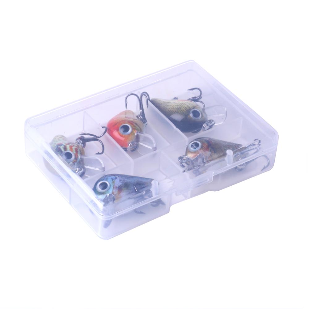 Mini Crankbait Fishing Lures Set 2.7cm 1.5g Boxed