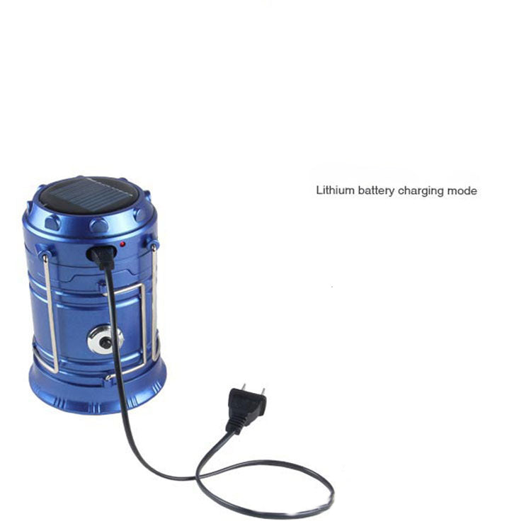 Solar Rechargeable Telescopic Multifunction Camping Lantern