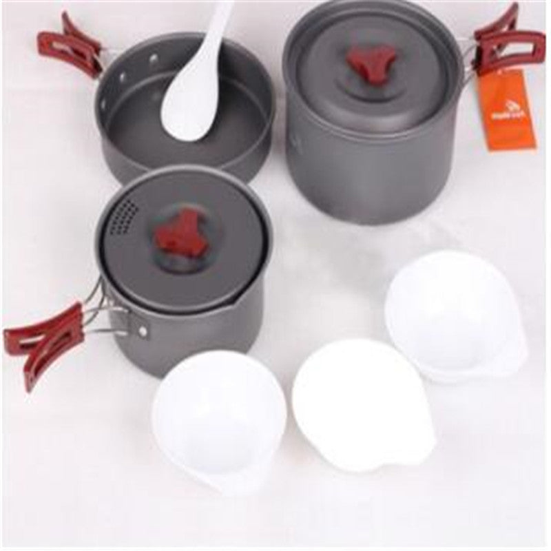 Portable Camping Picnic Cookware Pot Set