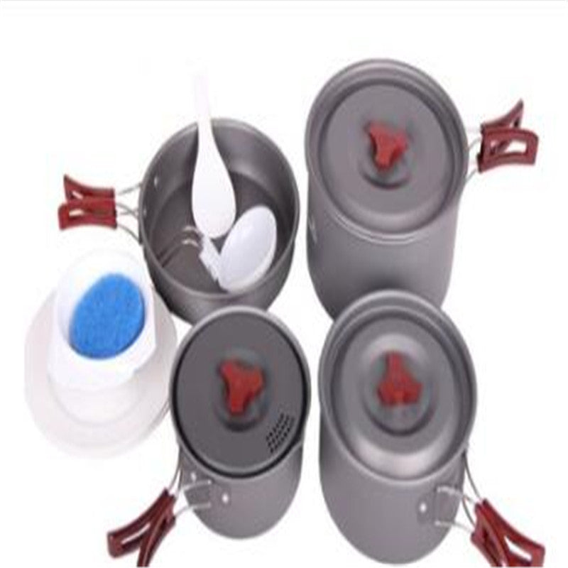 Portable Camping Picnic Cookware Pot Set