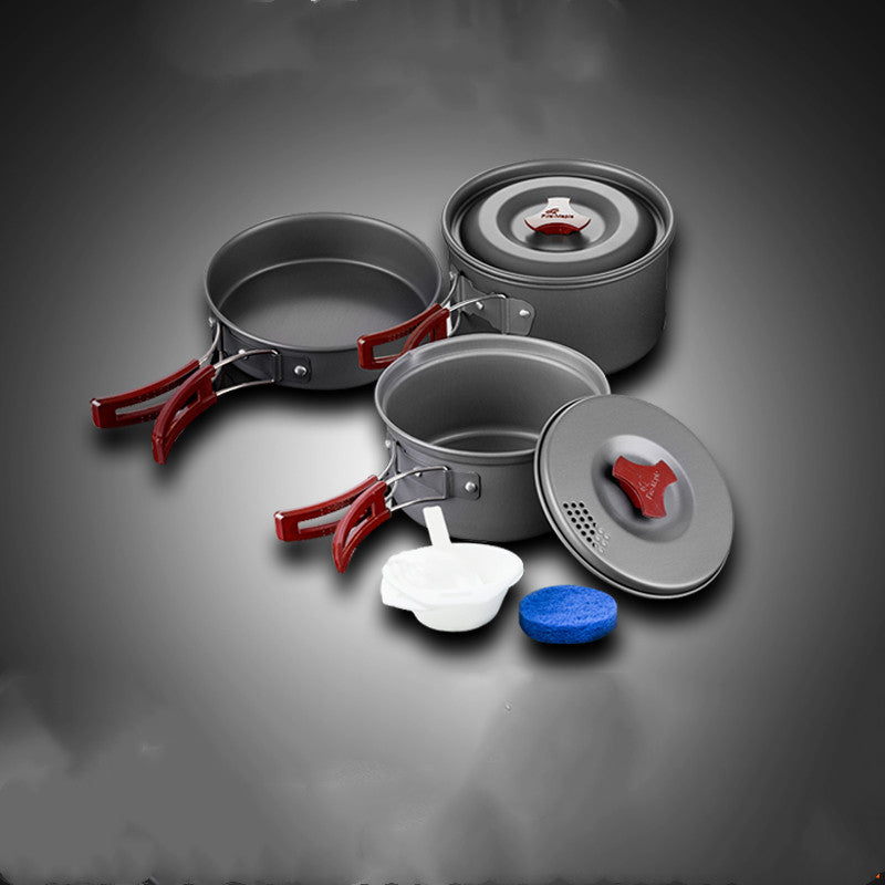 Portable Camping Picnic Cookware Pot Set