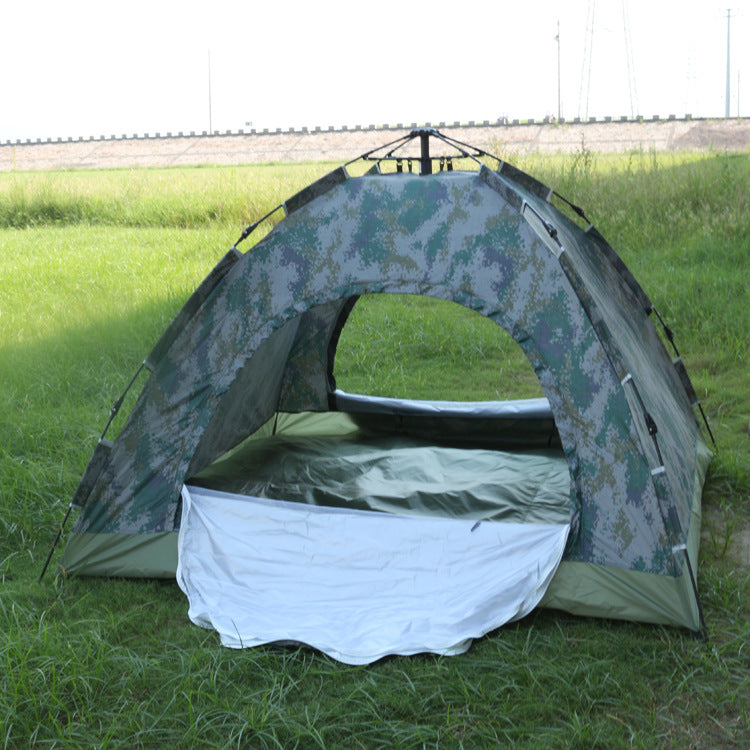 Camouflage 3–4 Person Outdoor Camping And Mountaineering Tent