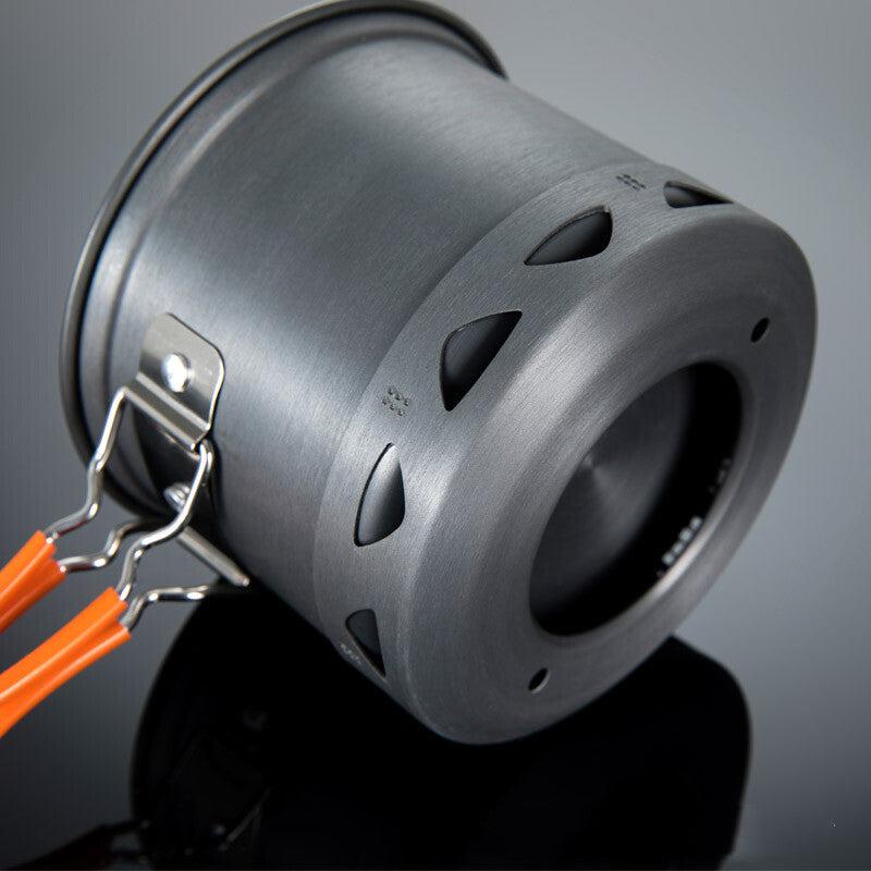 Heat-Collecting Single Pot Camping Cookware Set