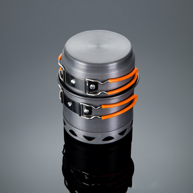 Heat-Collecting Single Pot Camping Cookware Set