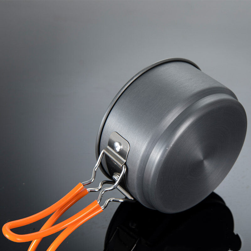 Heat-Collecting Single Pot Camping Cookware Set