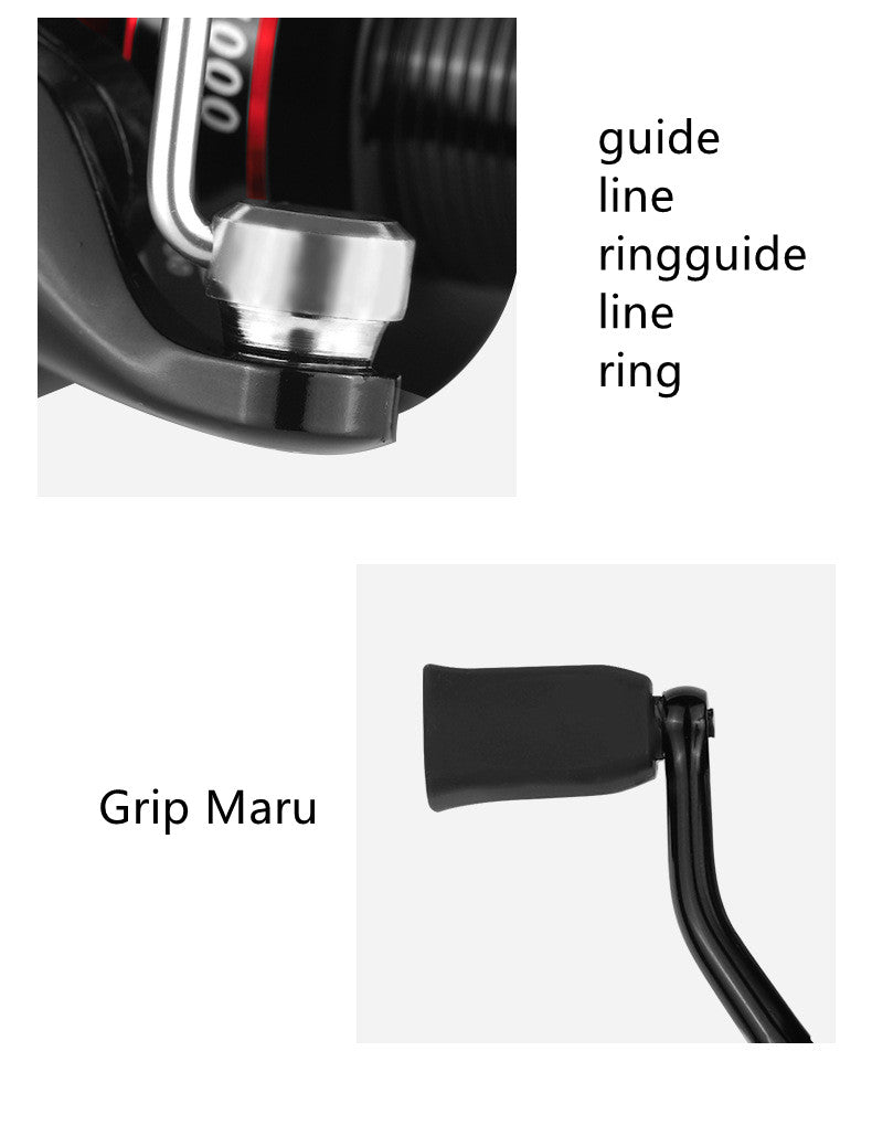 Spinning Fishing Reel And Sea Casting Rod Combo