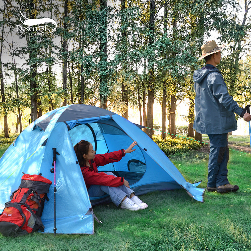 Desert Fox Double Person Aluminum Outdoor Camping Tent