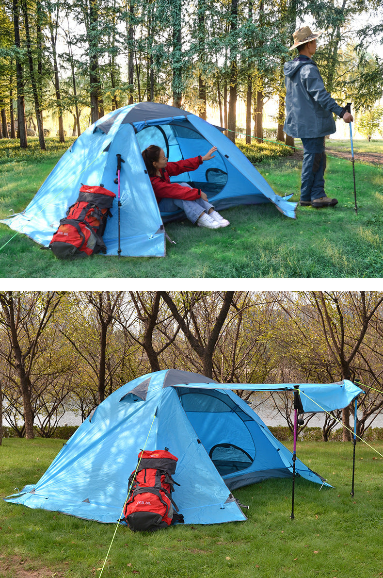 Desert Fox Double Person Aluminum Outdoor Camping Tent