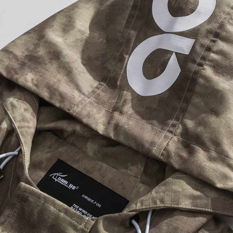 Men’s Loose Fit Breathable Camouflage Jacket