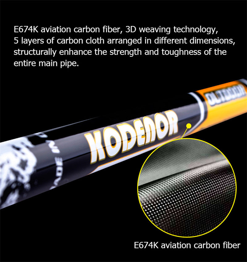Multifunctional Folding Telescopic Carbon Fiber Outdoor Trekking Pole