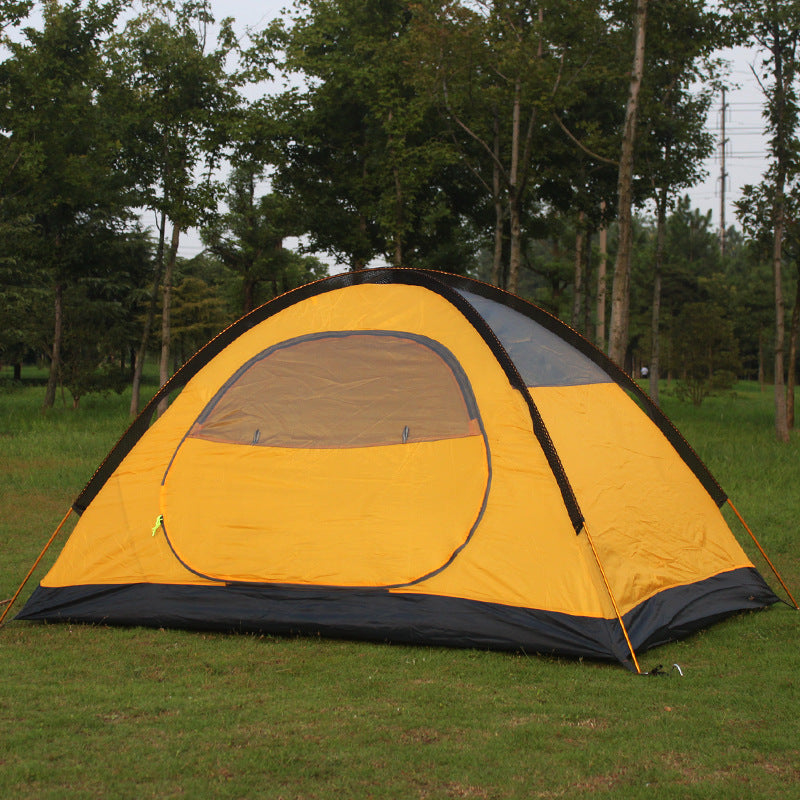 Double Layer Aluminum Pole Camping Tent