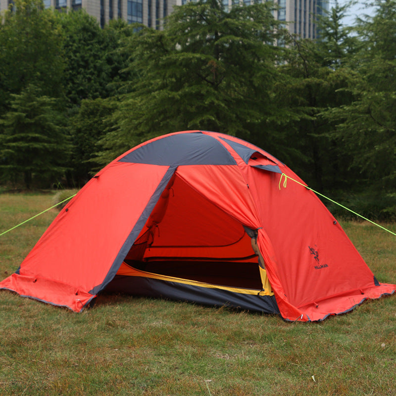 Double Layer Aluminum Pole Camping Tent