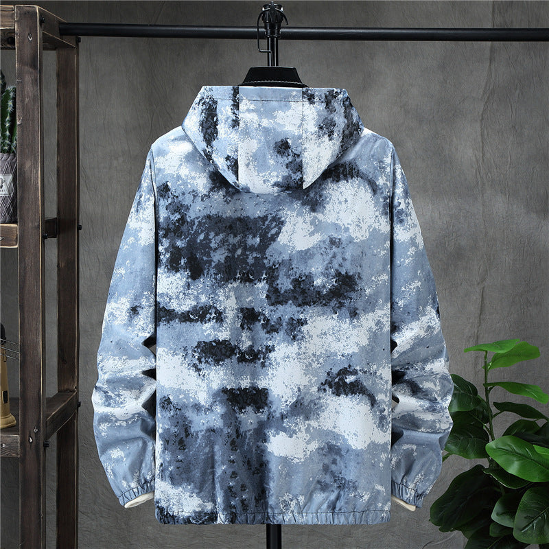 Men’s Patchwork Camouflage Jacket