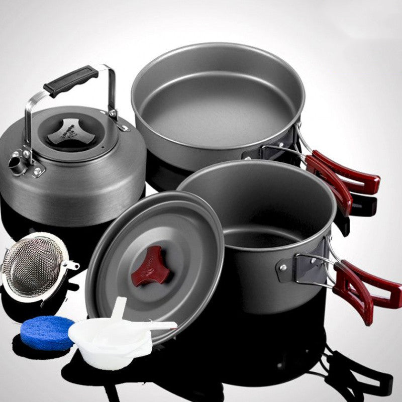 Portable Camping Picnic Cookware Pot Set