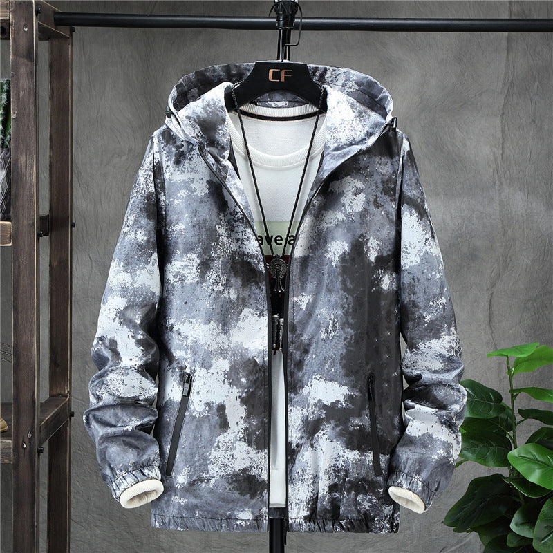 Men’s Patchwork Camouflage Jacket