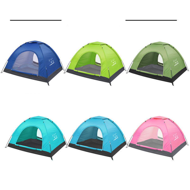 Single-Layer Camping Tent (Outdoor & Beach Use)