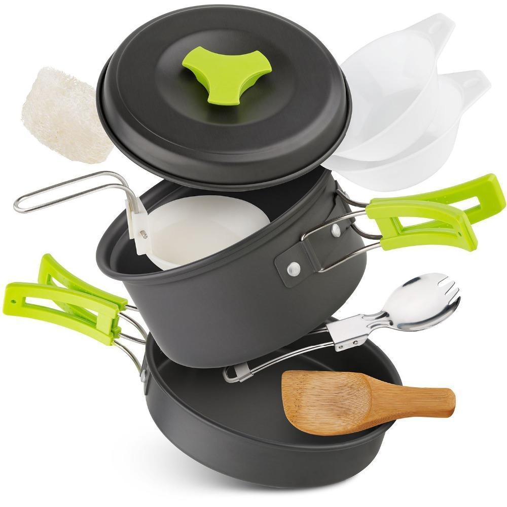 1–2 Person Outdoor Camping Cookware Set
