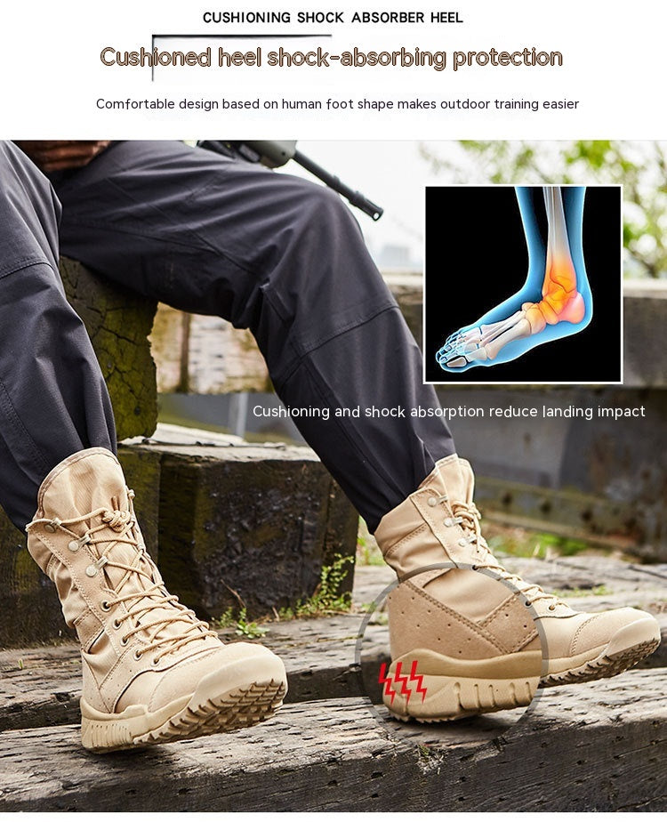 Yulong Tactical Desert Combat Hiking Boots