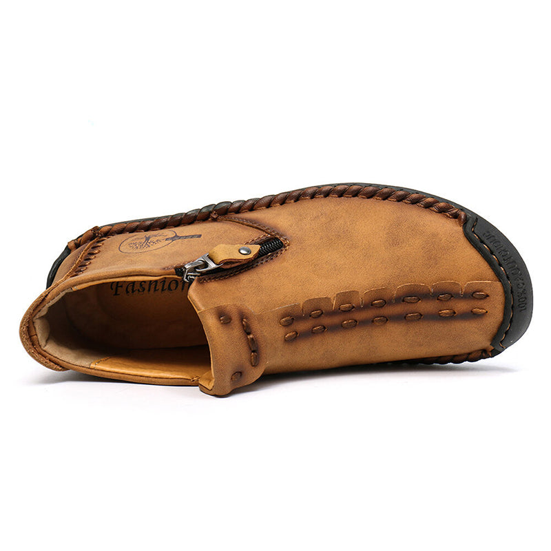 Men’s Outdoor Hiking Ankle Boots with Zipper