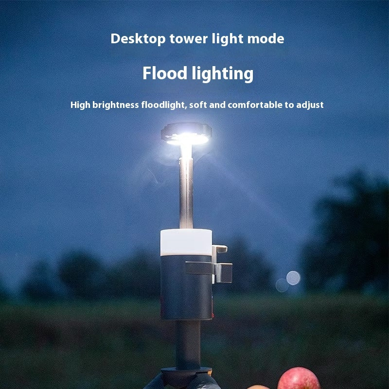 Portable Aluminum Alloy Camping Lantern With Retractable Bracket