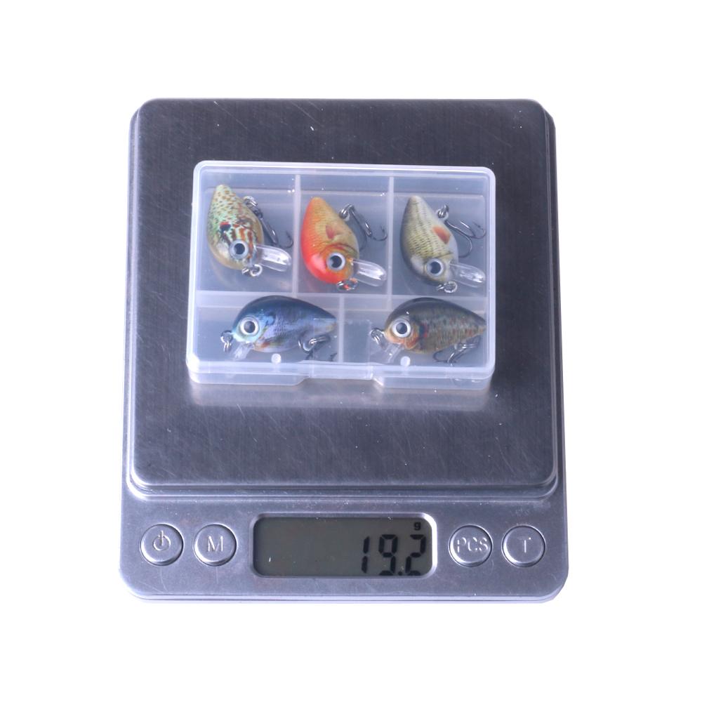 Mini Crankbait Fishing Lures Set 2.7cm 1.5g Boxed