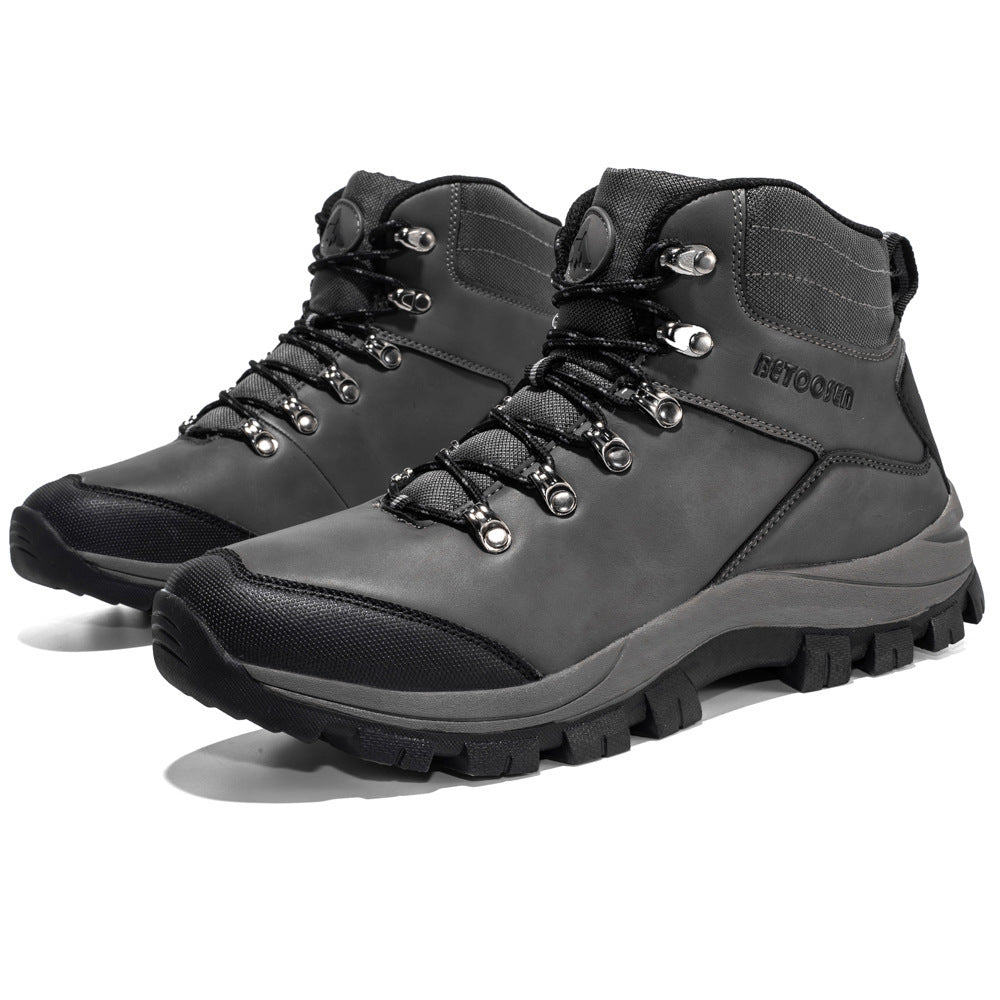 Waterproof High-Top Outdoor Hiking Shoes