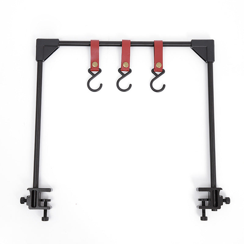 Adjustable Outdoor Camping Table Clamp Hook Rack