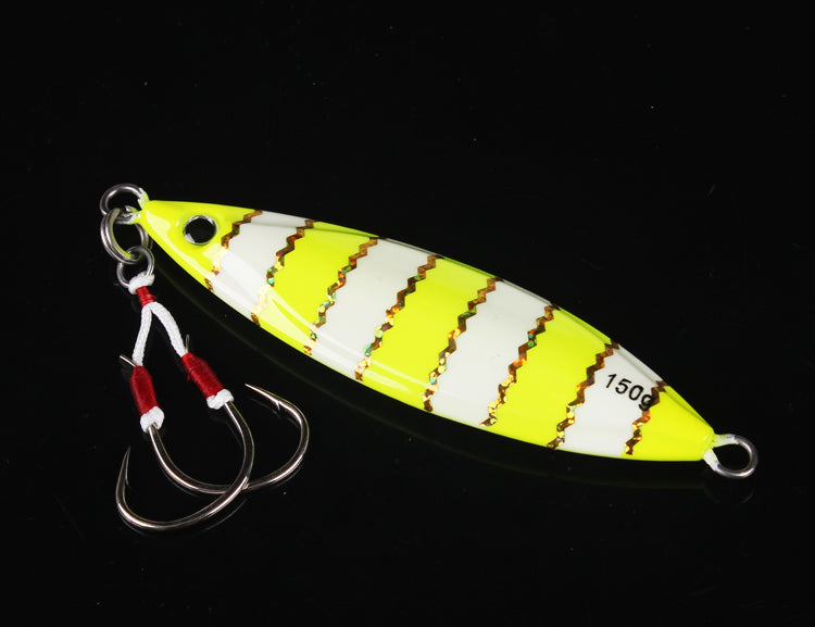 Luminous Laser Double-Hook Fishing Lure (Slow Sinking Iron Bait)