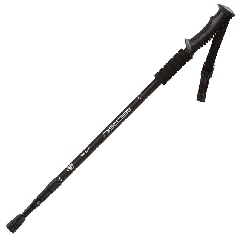 Three-Section Aluminum Alloy Straight Trekking Pole