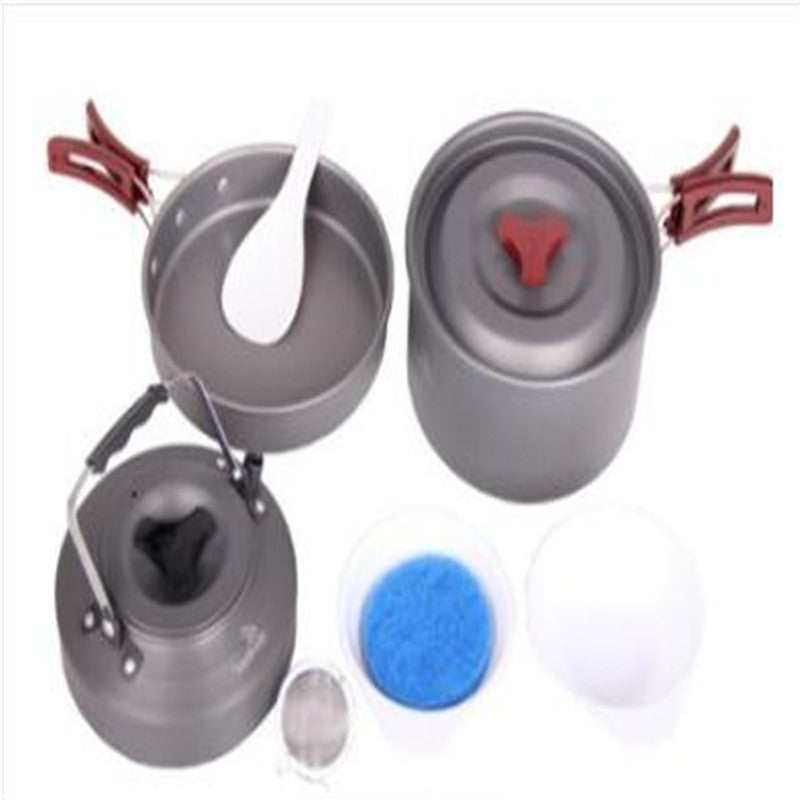 Portable Camping Picnic Cookware Pot Set