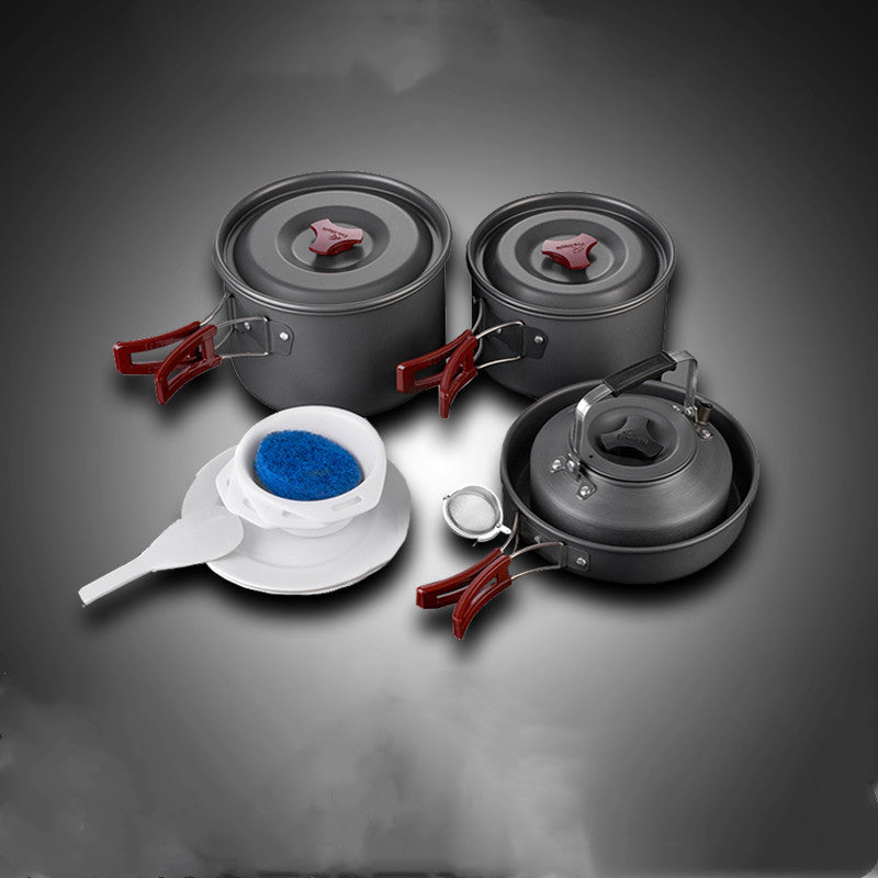 Portable Camping Picnic Cookware Pot Set