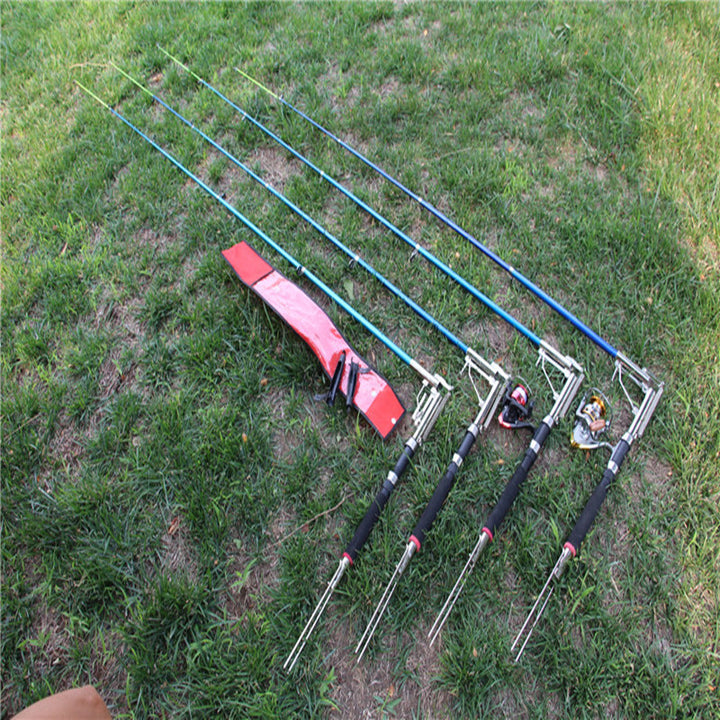 Automatic Spring Fishing Rod Support Set
