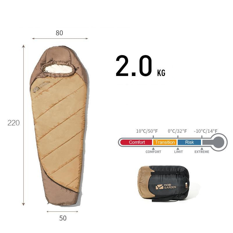 Mummy Sleeping Bag For Winter Camping Outdoor