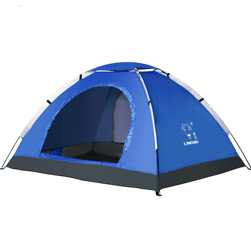 Single-Layer Camping Tent (Outdoor & Beach Use)