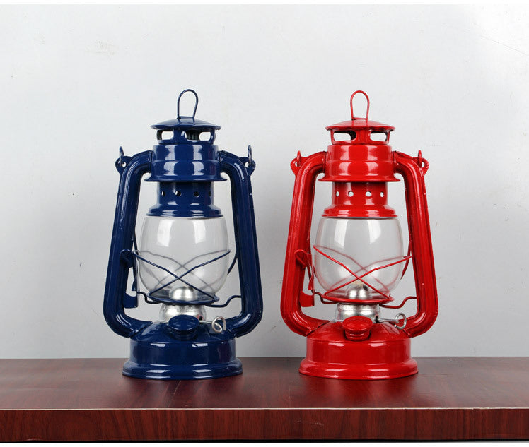 Retro Iron Kerosene Portable Camping Lantern