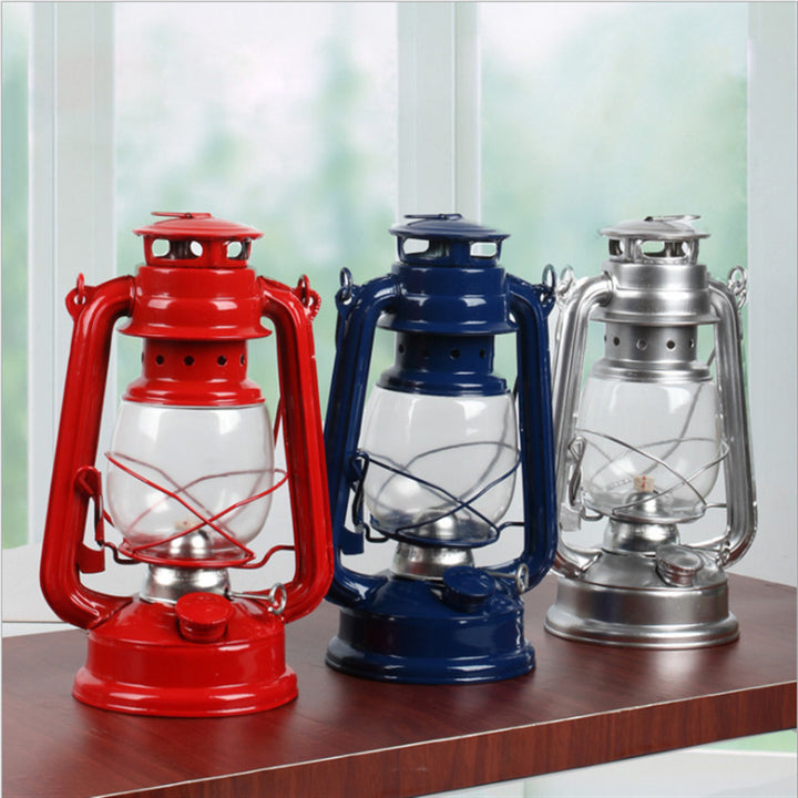 Retro Iron Kerosene Portable Camping Lantern