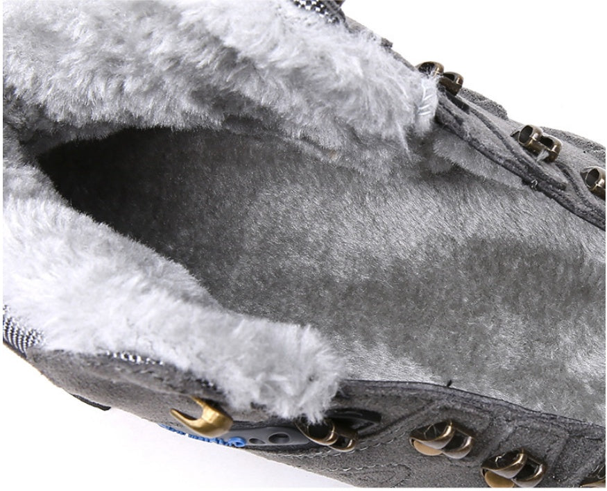 Men’s Cold-Weather Waterproof Hiking Snow Boots
