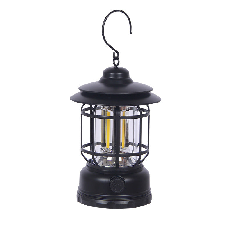 Retro Rechargeable Revolving Camping Lantern