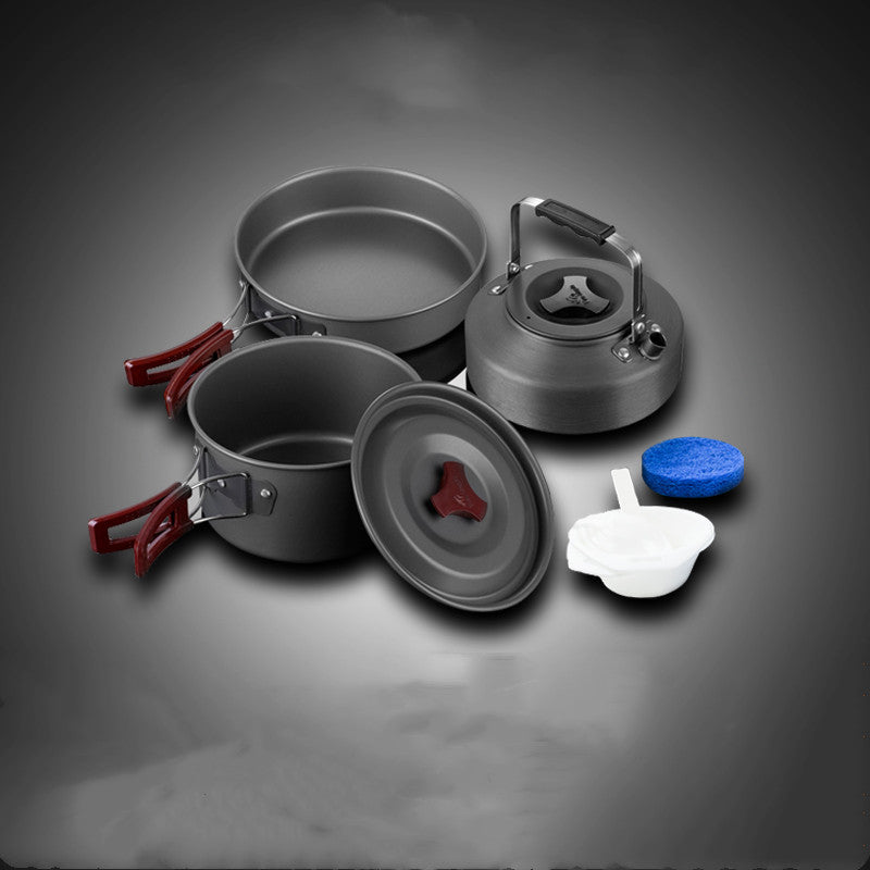 Portable Camping Picnic Cookware Pot Set
