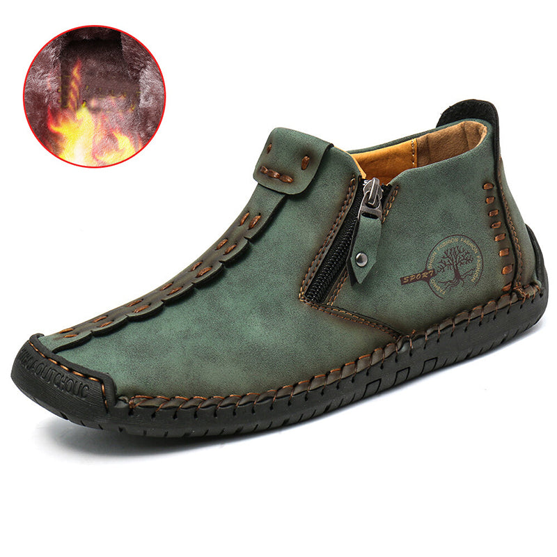 Men’s Outdoor Hiking Ankle Boots with Zipper