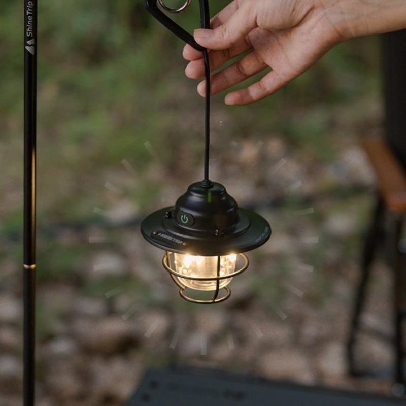 Shanqu Pine Cone Outdoor Camping Lantern Chandelier