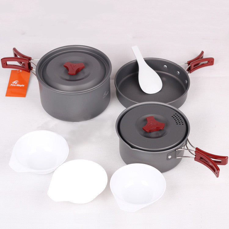 Portable Camping Picnic Cookware Pot Set